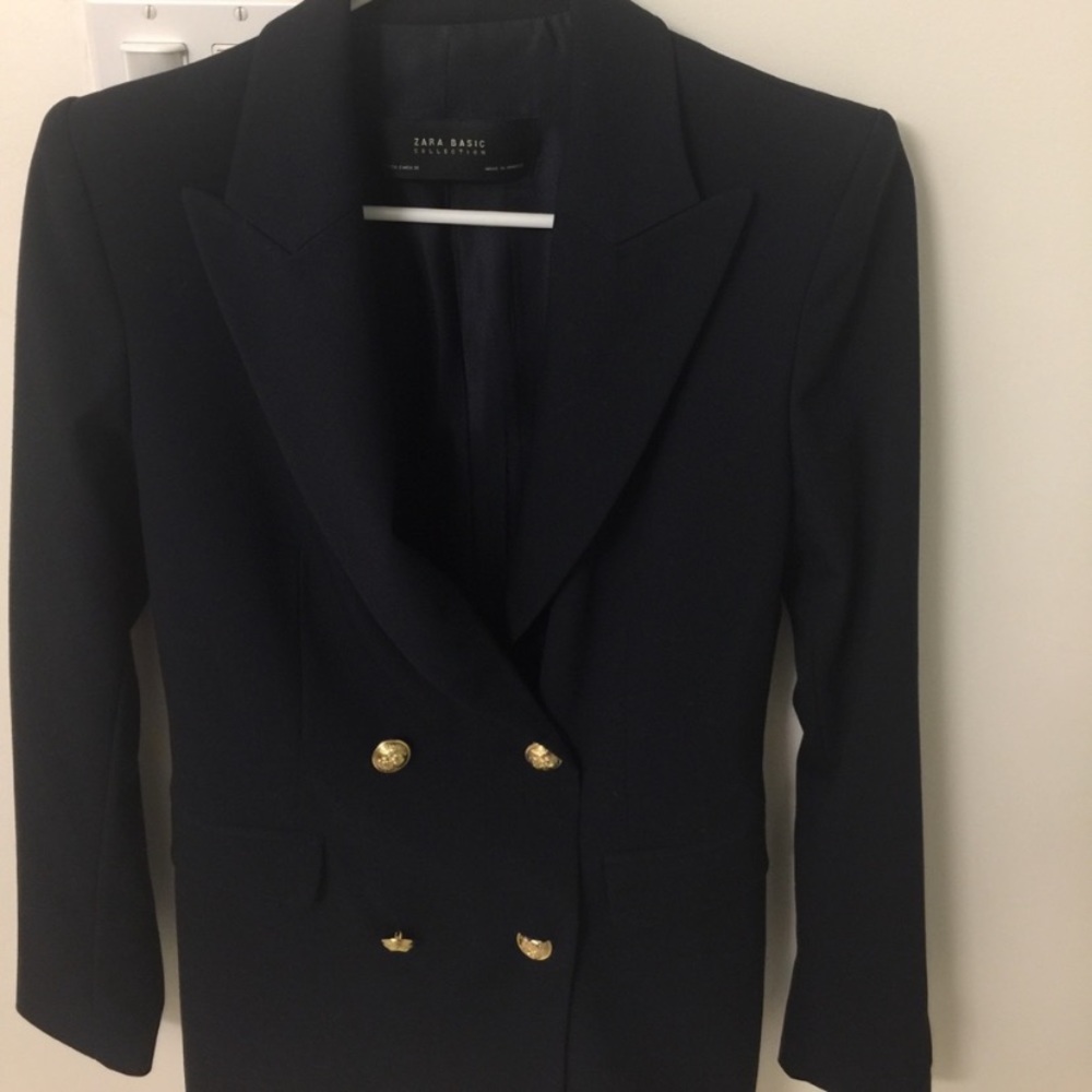 Zara double breasted jacket - Picture 2 of 4